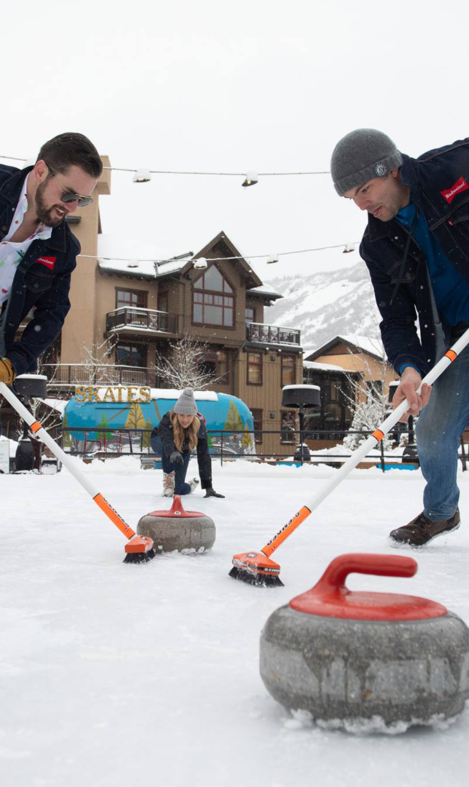 Curling in Snowmass Base Village