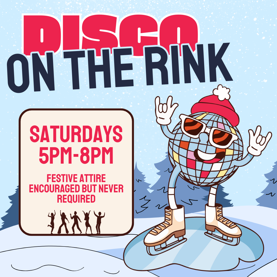 Disco on the Rink Saturdays 5pm-8pm in Snowmass Base Village